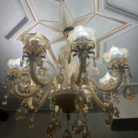 لوستر ۸شاخه کریستال