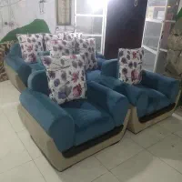 سه دست مبل راحتی تمیز ، مناسب جهیزیه|مبلمان خانگی و میز عسلی|کرمان, |دیوار