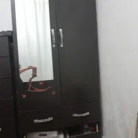 کمد و دراور قهوه ای