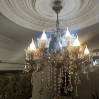 لوستر برنجی اصل|لوستر و چراغ آویز|ابهر, |دیوار