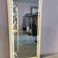 دو عدد آینه (رنگ نور انبه ای )