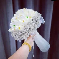 دسته گل عروس ماندانا|گل مصنوعی|بندرعباس, |دیوار