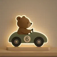 دیوارکوب اسم ،شبخواب اسم ،چراغخواب ساعت اتاق کودک