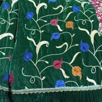 لباس محلی سبز خوش رنگ تا سایز 50