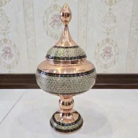 شکلات‌خوری و گلدان مس و خاتم - فروش به علت مهاجرت|صنایع دستی و سایر لوازم تزئینی|اصفهان, جلالیه|دیوار