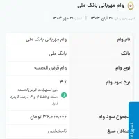 فروش وام بانک ملی