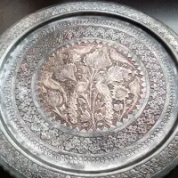 سینی قلمکاری|کلکسیون اشیاء عتیقه|تهران, فلسطین (میدان انقلاب)|دیوار