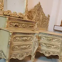 سرویس خواب دونفره تمام چوب ، کار تهران|تخت و سرویس خواب|بجنورد, |دیوار