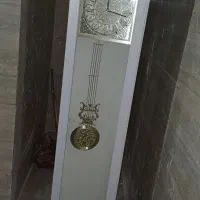 ساعت ایستاده سفید طلایی