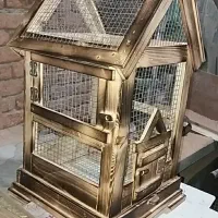 قفس چوبی دستساز  عروس هلندی سهره وقناری|لوازم جانبی حیوانات|اردبیل, |دیوار