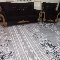 مبل هفت نفره راحتی بامیز وسط و عسلی|مبلمان خانگی و میز عسلی|بروجرد, |دیوار