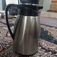 فلاسک شیشه صورتی