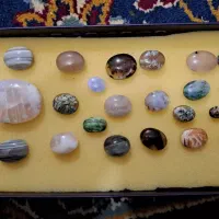 نگین های انگشتر وگردنی کاملامعدنی و طبیعی|جواهرات|خمین, |دیوار