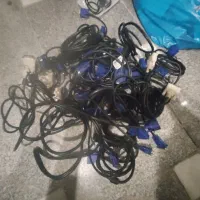 30عدد کابلvga  و تعدادی hdmi بهdvi و displayبهdvi