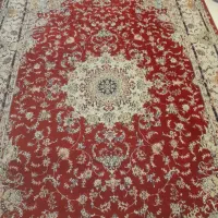 فرش مشهدکارکرده ،اکرلیک زمینه لاکی۱۰رنگ ، ۶و۱۲متری|فرش|تهران, شهرک شریعتی|دیوار