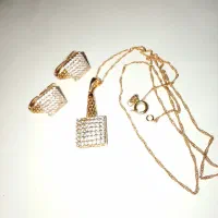 نیم ست و انگشتر ژوپینگ