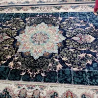 فرش ۹متری سرمه ای ۲عدد|فرش|اسفرورین, |دیوار