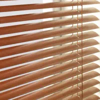 پرده کرکره ای فلزی قهوه ای روشن