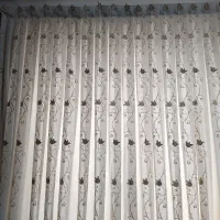 پرده توری گیپور درجه یک با حاشیه