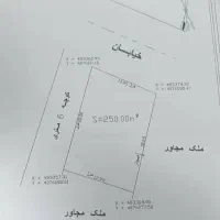 فروش زمین 250 متر برامسر/ دو بر/ بافت مسکونی