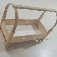 گهواره چوبی کودک|تخت و صندلی بچه|اردبیل, |دیوار