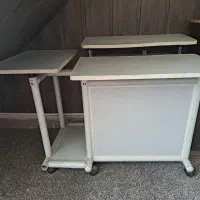 میزکامپیوتر چوب و فلز بسیارمحکم