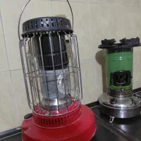 سماور و چراغ نفتی چرخ خیاطی|سماور، چایساز، قهوهساز|بیرجند, |دیوار