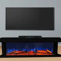 شومینه برقی سه طرفه|بخاری، هیتر، شومینه|آمل, |دیوار