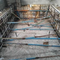 ساخت بتن استخر متری یک‌ونیم با چک|خدمات پیشه و مهارت|رشت, کوی امام رضا|دیوار