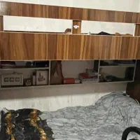 تخت خواب دو طبقه حفاظ دار با پله|تخت و سرویس خواب|شاهین‌شهر, خانه کارگر|دیوار