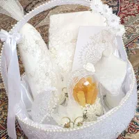 ست بله برون عروس 10تیکه|صنایع دستی و سایر لوازم تزئینی|سپیدان, |دیوار