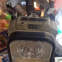 چراغ پیشونی سایز بزرگ سنسور دار ۵ حالته حرفه ای