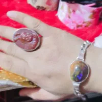 سلام.یه دونه انگشتر ناب شمایل عقیق..