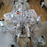 لوستر6شعله کریستال