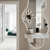 اینه قدی دفرمه بک لایت شلف کنسول دیواری|آینه|تهران, صادقیه|دیوار