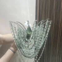دوجفت دیوار کوب و یک لوستر همه لامپ سوزنی