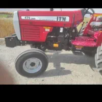 شخم با تراکتور