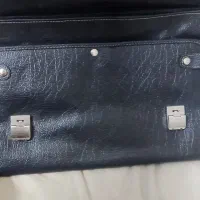 کیف اداری چرم مشکی دارای بند رو دوشی|کیف، کفش، کمربند|ری, صفاییه (چشمه علی)|دیوار