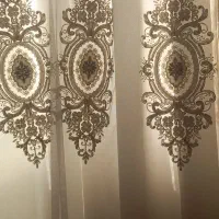 ست پرده بابالن|پرده، رانر، رومیزی|قم, چهل درخت‎|دیوار