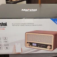 اسپیکر بلوتوثی Marshal کلاسیک + رادیو 3 موج