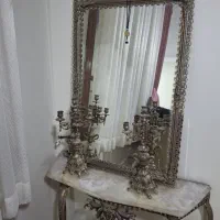 آینه شمعدان برنج