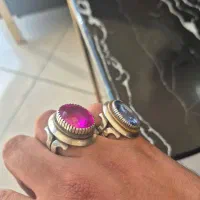 انگشتر نقره توپاز
