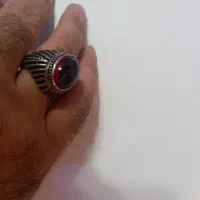 دوعدد انگشتر نقره با نگین یاقوت سرخ و عقیق یمنی|زیورآلات و اکسسوری|فردیس, شهرک سپاه|دیوار