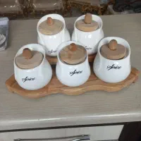یک پاسماوری ۵عددی چینی چوبی سالم