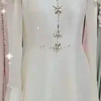 لباس عروس جواهردوزی شده