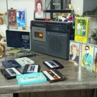 رادیو ضبط سونی ژاپنی و رادیو شهاب عتیقه