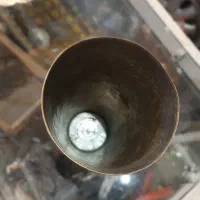 لیوان برنجی قلم|کلکسیون اشیاء عتیقه|بروجن, |دیوار