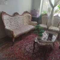 مبل سلطنتی چوب گردو فریمان|مبلمان خانگی و میز عسلی|فریمان, |دیوار