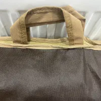 بالش پنبه طبیعی داخل کاور دسته دار زیپی دست دوز