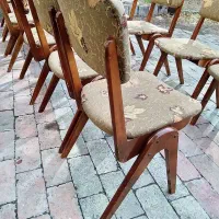 سمساری امیری. 12عدد صندلی چوبی قدیمی آنتیک ضایعات